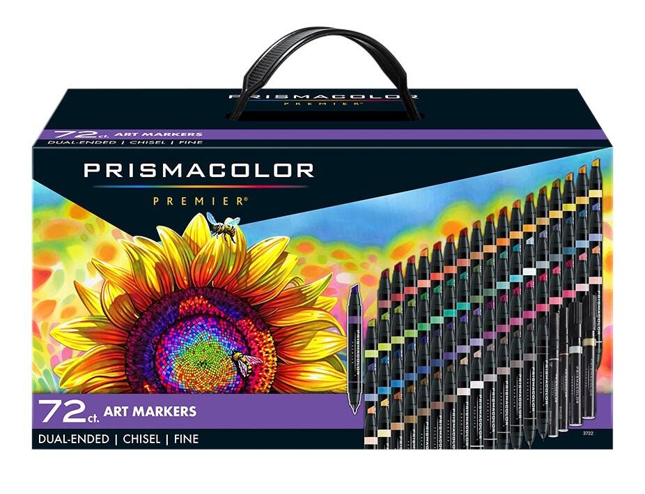 美品　MARKER COMP20 Zenacolor 20 Fabric Markers with Dual Tips - Vibrant Colors Fabric